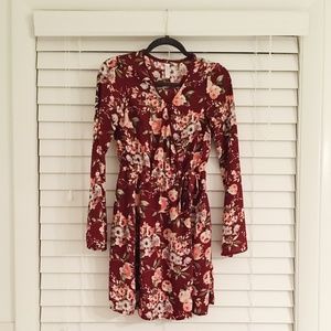 Red Floral Xhilaration Dress